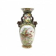 Gran jarrón en porcelana china, s.XX