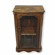 Victorian mahogany music cabinet, 19th century - 1