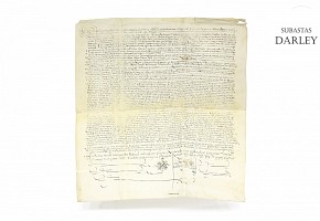 Testamento de Ribera, documento manuscrito s.XIX