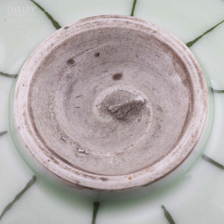 Green ceramic pot - 2