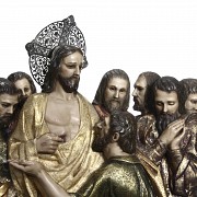 Grupo escultórico “Jesús mostrando las llagas a sus apóstoles”, s.XX