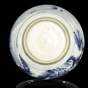 Quemador de incienso en porcelana Blanca y azul, siglo XIX - 6