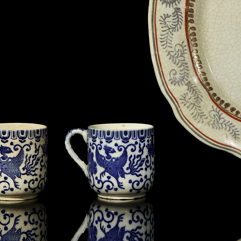 Porcelain set, Asia, 19th - 20th century - 1