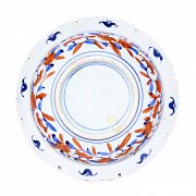 Imari porcelain bowl and plate, Japan - 6