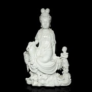 White porcelain figure 