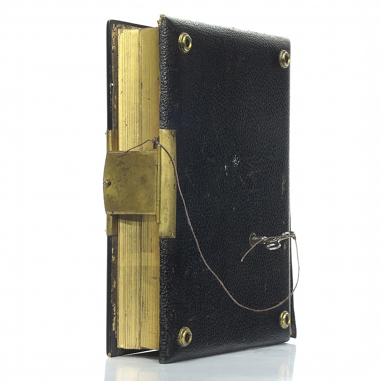 Photo-album with music box, 19th century