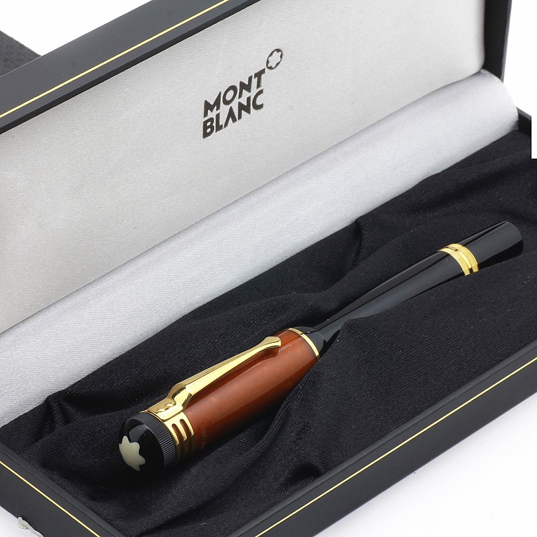 Montblanc frederich schiller fountain pen, limited series no. 16655/18000, Germany.