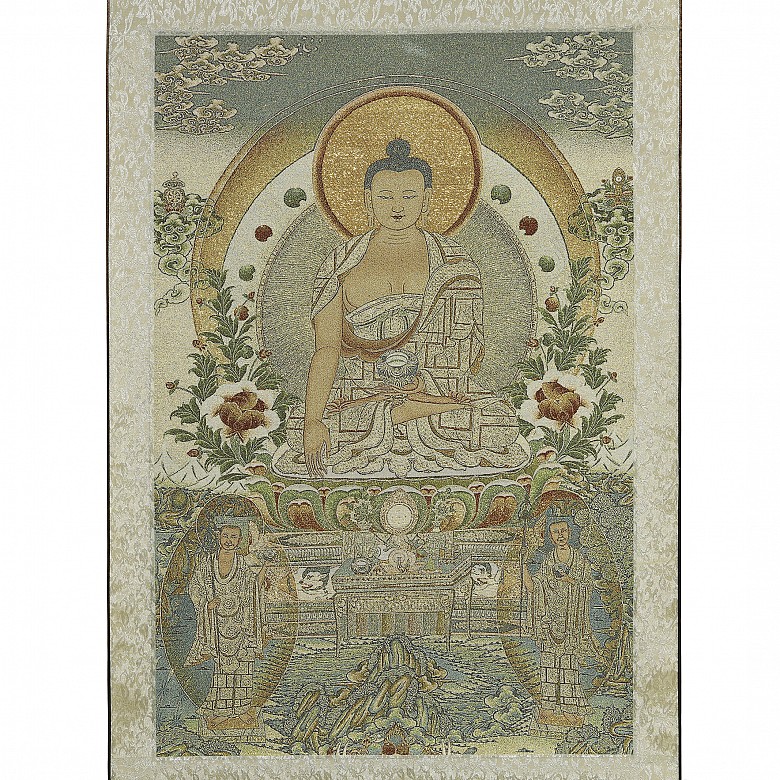 Buddha tapestry, 20th century - 1