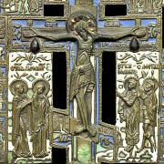 Byzantine processional crucifix, Russia, 19th century