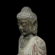Stone Buddha sculpture, 20th century