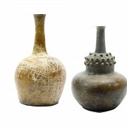 Pair of vases, Hispanic-America