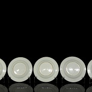 Five Indian Company plates, Qing dynasty - 6