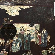 Aparador chino de madera lacada, dinastía Qing.
