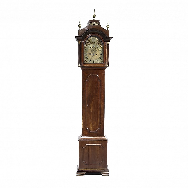 Reloj de caja alta Jorge III, Inglaterra, ha.1800