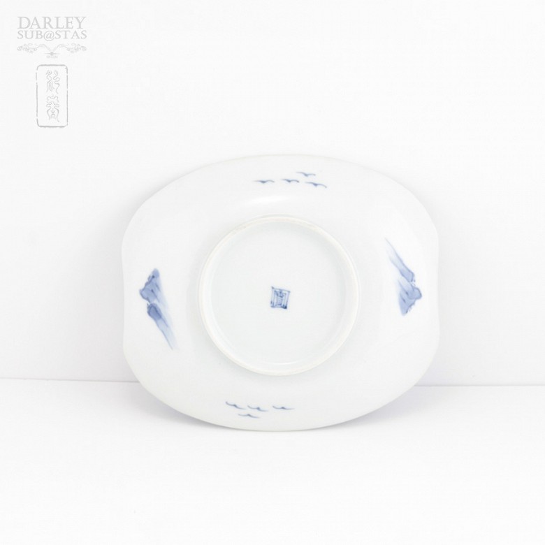 Bandeja de porcelana china, S.XX - 3