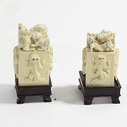 Ivory Chinese Seals - 6