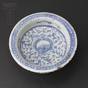 Copa de cerámica Bonita pieza de cerámica Antigua China. - 3
