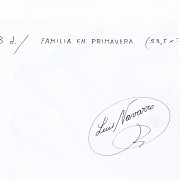 Luis Navarro (1935) “Familia en primavera”, 2013.