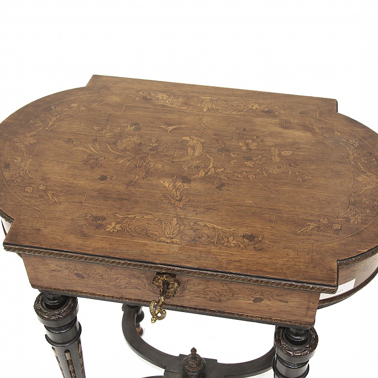 Sewing table, Louis XVI style, late 19th century - 2