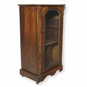 Victorian mahogany music cabinet, 19th century - 3
