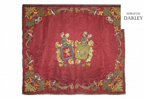 Embroidered tapestry, 20th century
