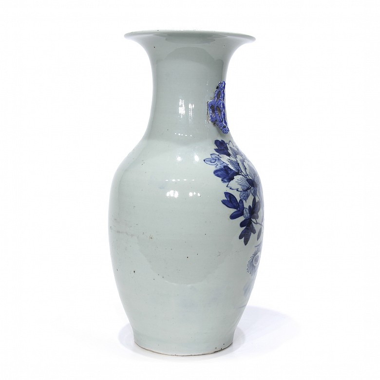 Jarrón de cerámica china con fénix, s.XIX - XX - 2