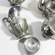 Silver tea set, 20th century