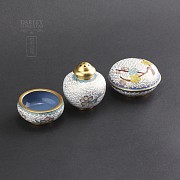 Three nice pieces of cloisonne - 2