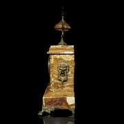 Egyptian onyx clock, Napoleon III, 19th c.
