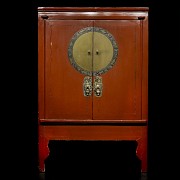 Chinese cupboard lacquered in red, 20th century