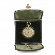 Lady's pocket watch in 18k gold, 19th c. - 4