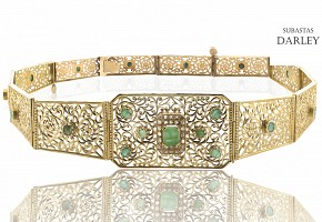 Cinturón de oro y esmeraldas, Marruecos, S.XX