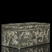 Silver jewelry box, China, early 20th Century