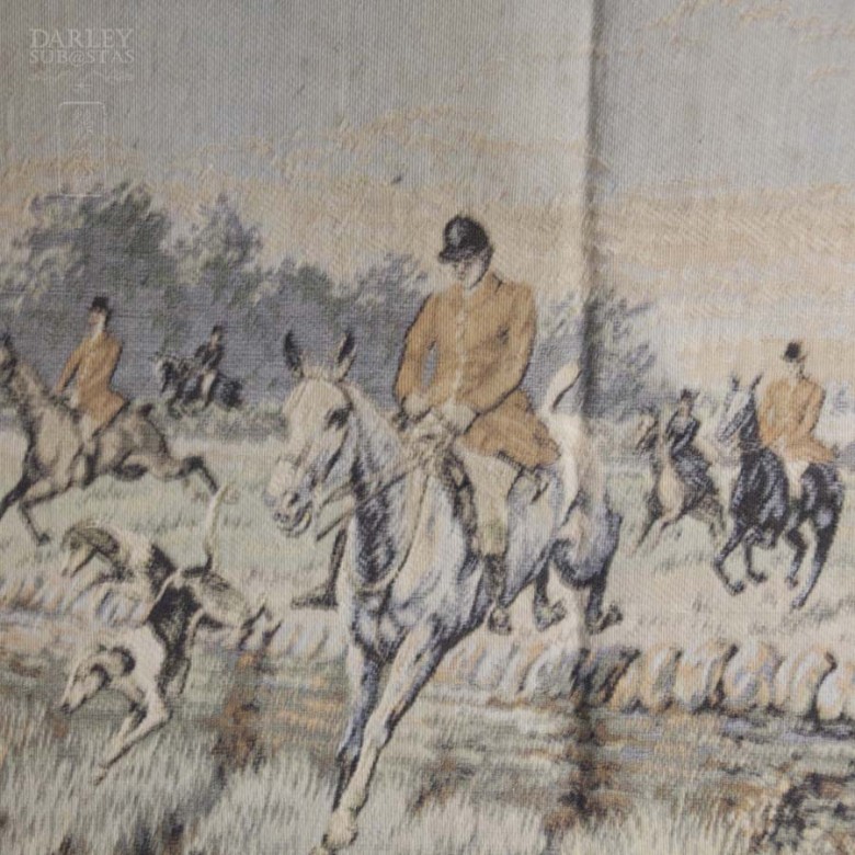 20th century hunting tapestry - 3