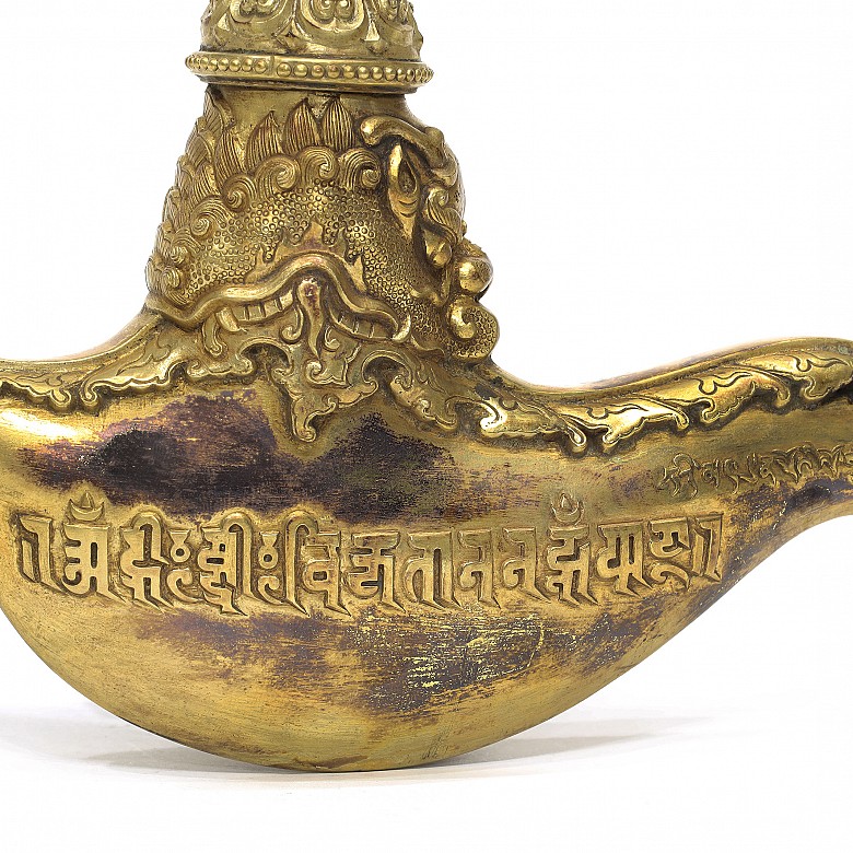 Tibetan gilded bronze, 20th century - 5