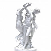 Escultura de porcelana “Las tres gracias”, s.XX - 4