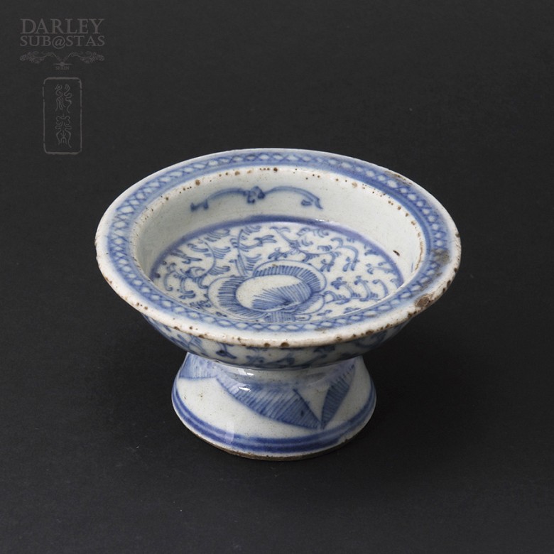 Copa de cerámica Bonita pieza de cerámica Antigua China. - 4