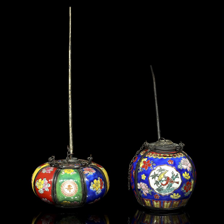 Porcelain enameled water pipes, 19th - 20th Century