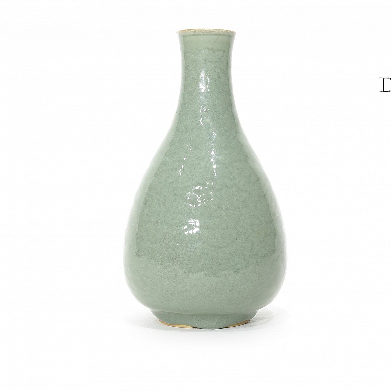 Glazed vase with 