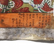 Gran thangka de seda pintada, Corea, s.XIX.