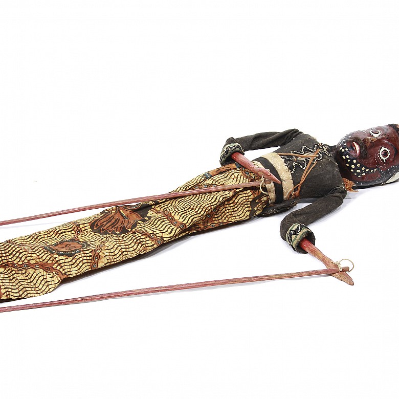 Theater puppet, Wayong Gotek, early 20th century. - 1