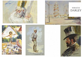 Llobregat Redón (S.XX) Lote de cinco pinturas