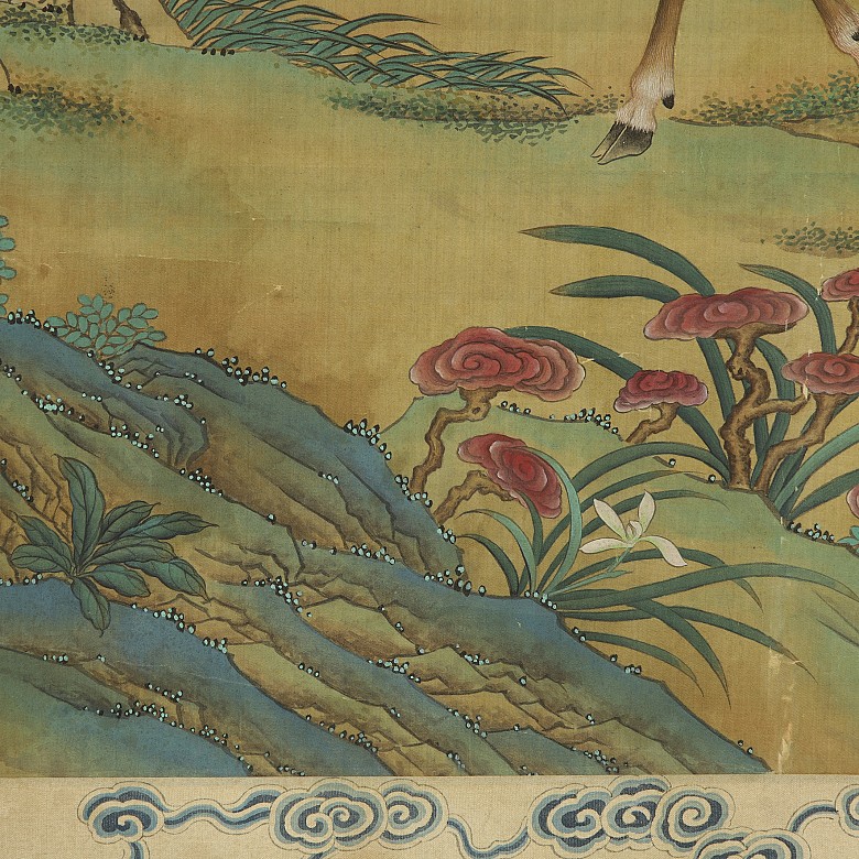 Pintura china de Shen Quan (1682 - 1760) 