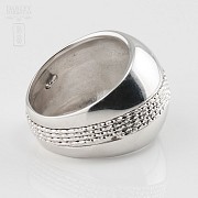 Bonito anillo en plata de ley - 4