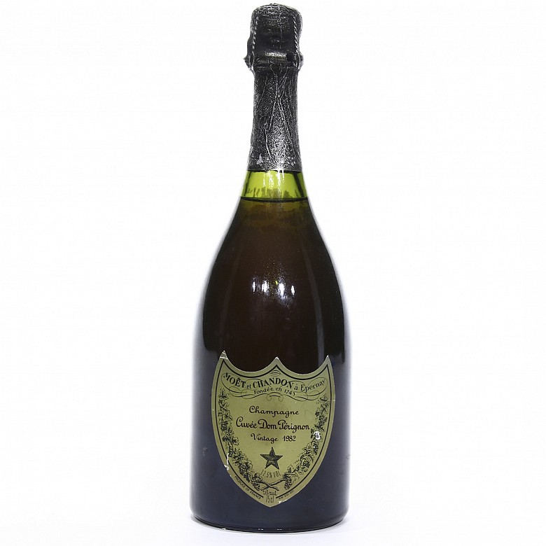 Champagne bottle, Moët et Chandon à Epernay, 1982