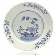 Pair of Compañía de Indias dishes, blue and white, 19th century - 3