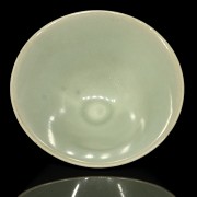 Celadon green ceramic bowl, Song style - 4