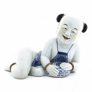 Niño de porcelana china, pps.s.XX