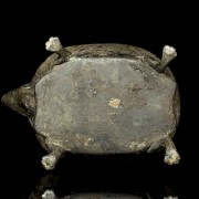 Incensario con forma de tortuga, dinastía Qing