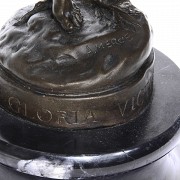 Escultura de bronce “Gloria Victis”, s.XX